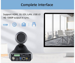 最高のSDI HDMIUSBおよびIP出力を備えたVIDEOCAST 20X HD PTZカメラ