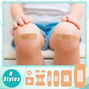 Vendajes surtidos Adhesivo flexible PE Vendajes impermeables Suministros de cuidado Estilo lindo Vendaje elástico colorido - Product Image 4
