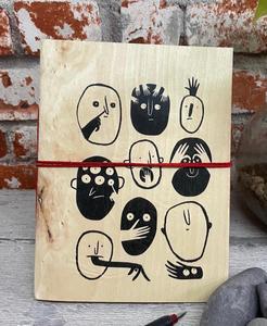 Сделанные на заказ деревянные записные книжки с деревом жизни и спящим Буддой печать сделана из хлопковой бумаги ручной работы - Product Image 5