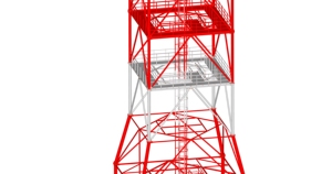 Tháp Ăng Ten Viễn Thông Tự Hỗ Trợ Mạ Kẽm Lưới Thép Tháp Ăng Ten Vô Tuyến Gps Thép Góc Mạ Kẽm - Product Image 6