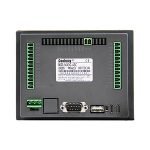 Coolmay 4.3&quot; HMI PLC All in One MX3G-43C Series Controller Built-in <strong>Analog</strong> <strong>Input</strong> <strong>and</strong> <strong>Output</strong> 5AD2DA Support MODBUS RTU
