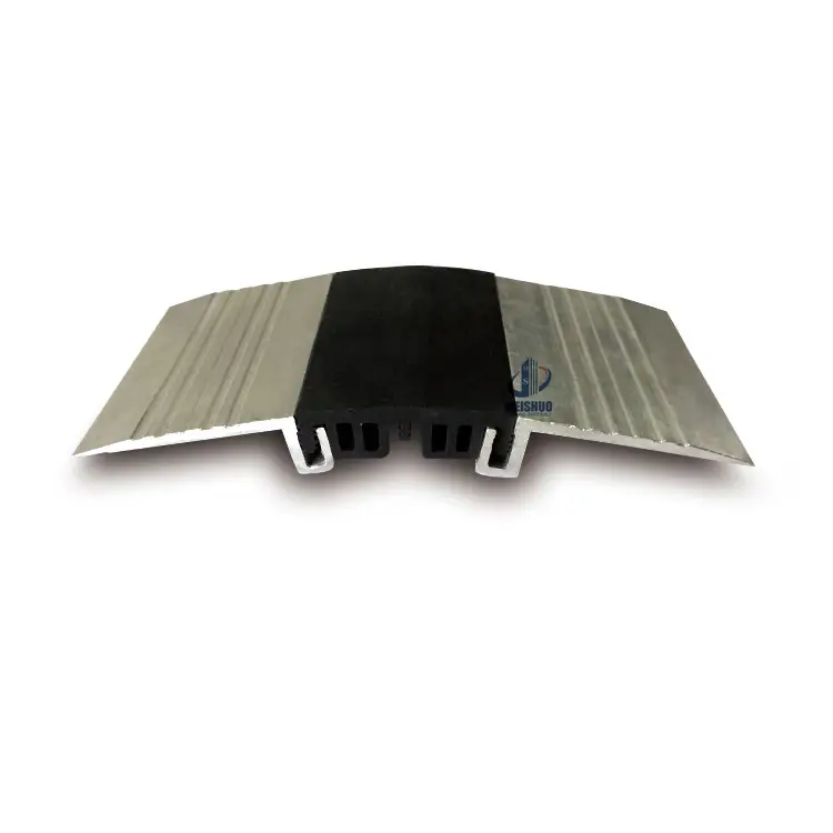 Floor to Floor Extruded Aluminum Expansion Joint Cover with EPDM Rubber for 25-50mm joint width