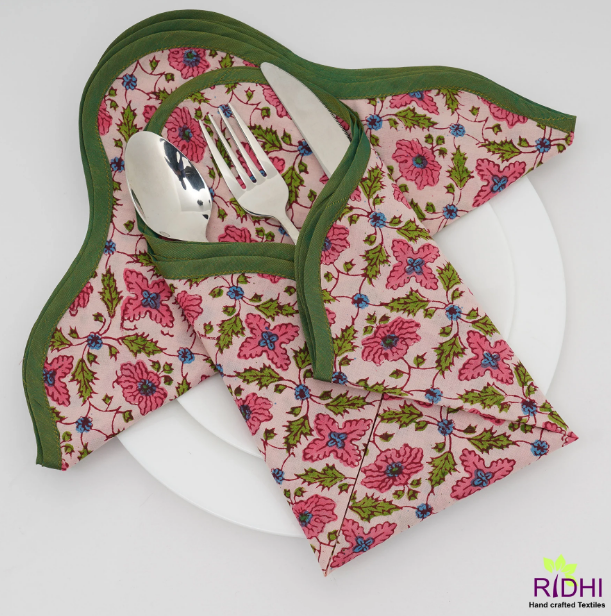 Rose et vert