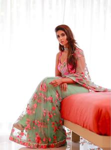 All-Over işlemeli Butti Riddhi dantel sınır kesim iş dizisi iş yetişkinler kızlar düğün partileri Salwar Sari fantezi - Product Image 5