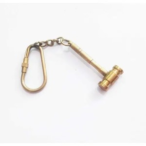 H.M.A el sanatları küçük denizcilik pirinç özelleştirmek adı plaka seti ev dekor için 2 anahtarlık araba anahtarları ve bisiklet anahtarları - Product Image 5