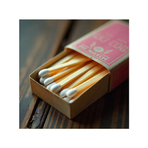 Benzersiz kafa renkleri ile baskılı Logo çok amaçlı balmumu emniyetli kibritler ile yüksek kalite özelleştirilmiş emniyetli kibritler - Product Image 2