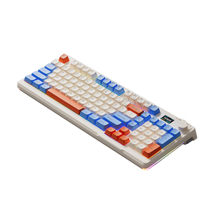 2.4G Wireless Dual-mode Color <strong>Keyboard</strong> Display Mechanical Feel Silent Office <strong>Computer</strong> High-value Mechanical <strong>Keyboard</strong> - Product Image 1