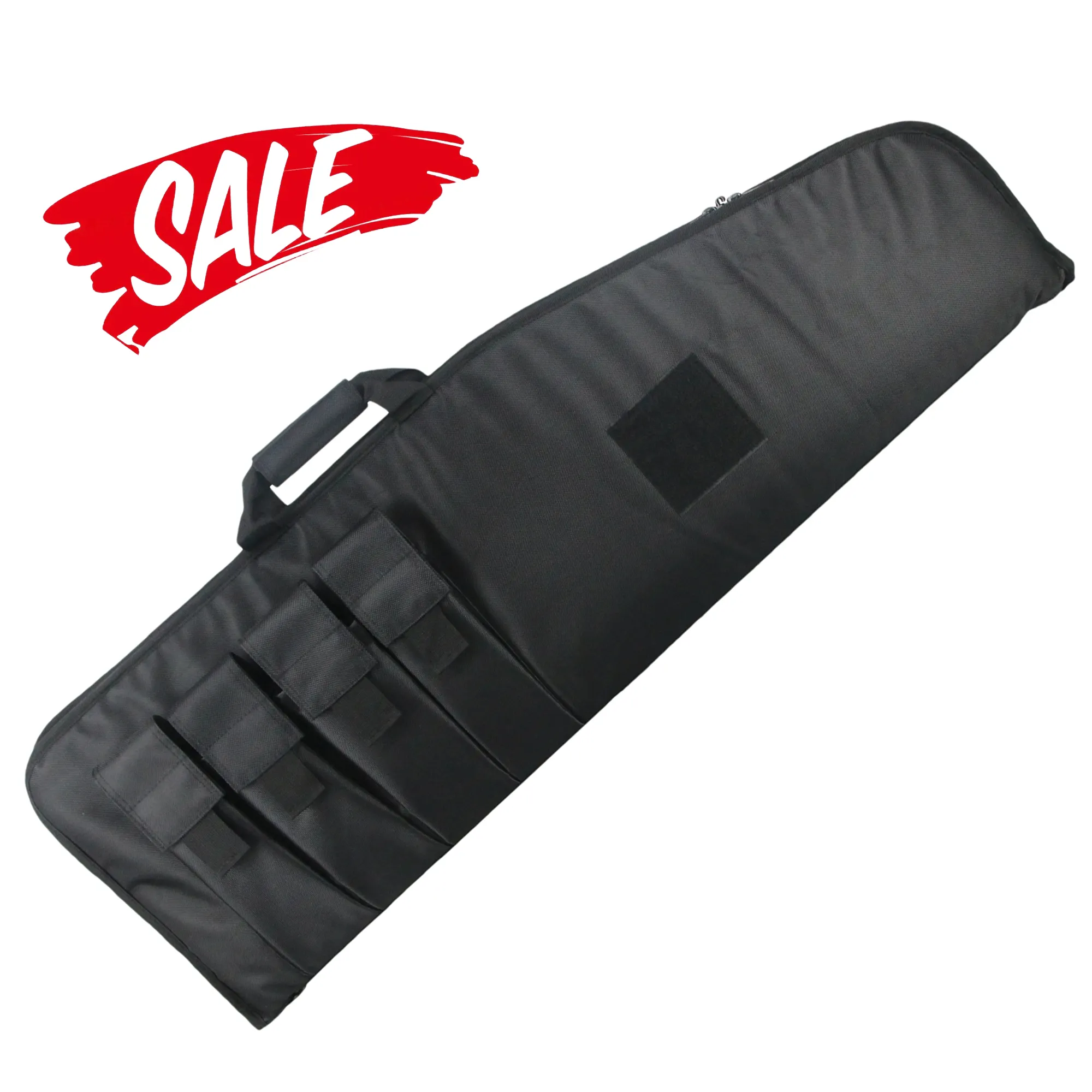 Promoção Tático Único Longo Engrenagem Saco Soft Case Múltiplo Revista Titular Coldre Preto