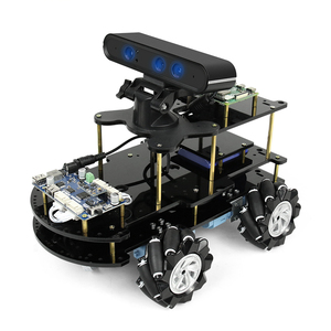 Aismartlink ahududu Pi 4B ROS Robot Mecanum tekerlek AI araba SLAM inşaat haritası navigasyon Python programlama