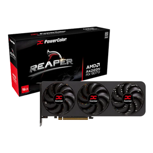 Nueva computadora de escritorio PowerColors RX9070 Reaper de 16GB con memoria de video GDDR6 Interfaz PCI Express Enfriador de ventilador USB - Product Image 1