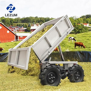 Vehículo de Transporte Todoterreno de Venta Directa de Fábrica para Granjas y Huertos con Orugas Eléctricas <span class=keywords><strong>UTV</strong></span> ATV 4x4 Mini Dúmper Remolque | Reclutando Distribuidores - Product Image 2