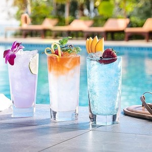 プレミアムジュースグラスドリンクグラス,ハイボール鉛フリーグラス,水用タンブラー,ジュース,ビール,カクテル & ミックスドリンク鯉