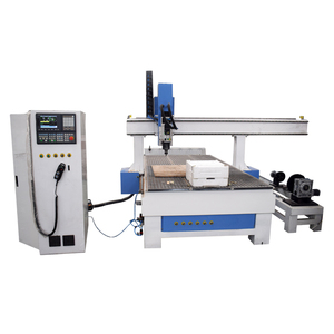 1325 4 Axis 180 Degree 4*8 ft <strong>CNC</strong> <strong>Router</strong> <strong>for</strong> <strong>3D</strong> Woodworking Rotating Head Side Rotary Device <strong>DSP</strong>/Synec <strong>Control</strong> Single Motor - Product Image 4