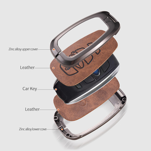 Çinko alaşım araba akıllı anahtar kılıf kapak kabuk için Subaru BRZ Forester Legacy Outback WRX STI Impreza XV Fob koruyucu Fob - Product Image 4