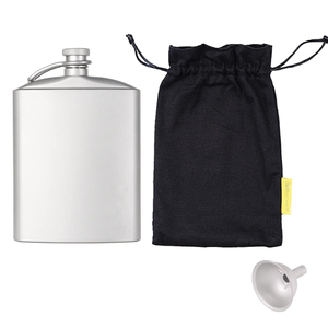 לוגו מותאם אישית 1 עוז 2 עוז 3 עוז 5 עוז 6 עוז 7 עוז כסף ציפוי מתכת טיטניום נירוסטה עבור קרן ג 'יימי משגר - Product Image 1