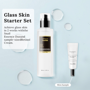 Skin Starter Set <strong>Advanced</strong> Snail 96% Mucin Power Essence &amp; Retinol 0.1% Cream Mini Sample Daily Hydrating &amp; Firming Skin Care <strong>Kit</strong> - Product Image 3