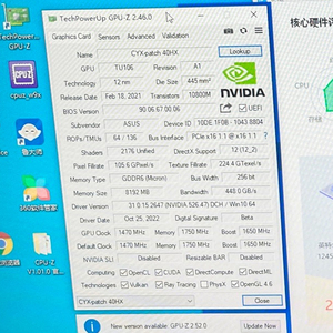 Stokta 99% yeni ASUS cmp 40h x 8G PC grafik kartı kullanılan cmp NvidiaGPU sunucu kartları - Product Image 3