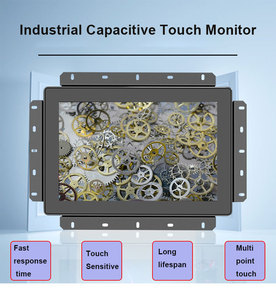 10 pollici incorporato Touch Screen capacitivo IP65 pannello frontale Monitor in metallo con porte HD-MI/VGA/USB - Product Image 6