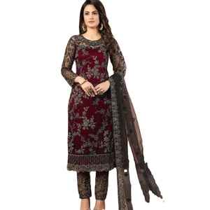 Corzone en son tasarımcı Net Sari Cording dizisi ile çalışma yüksek kalite Pakistani elbise parti Salwar Lehenga Choli içerir - Product Image 1