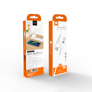 WUW สายดาต้า2.4A ทองแดงแท้สายชาร์จเร็วสาย USB ผู้ผลิตสายข้อมูลแอนดรอยด์ขายส่งปริมาณมาก - Product Image 5