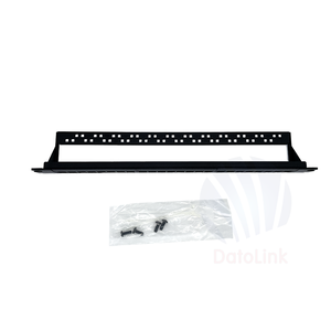 Red 1U 24 puertos CAT6 UTP Keystone Jack Patch Panel Cat6 UTP Acoplador en línea Modular Jack Patch Panel con gestión de cables - Product Image 3