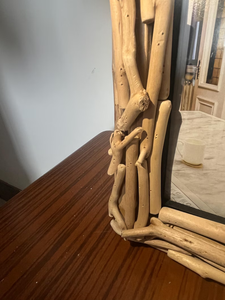 “个性化木制相框 -- 实心柚木和黑胡桃木设计乡村定制桌面相框，用于照片打印和海报 - Product Image 5