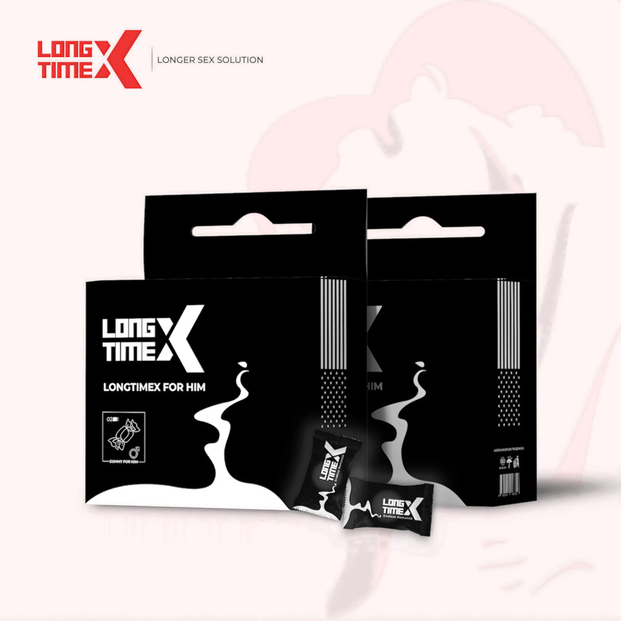 LongtimeX gummy Salud sexual masculina energía vitalidad Booster cuidado suplemento vitaminas a base de hierbas libido Otro producto juguetes sexuales para hombres