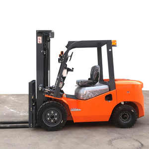 Hydraulic Diesel Stacker with 2-5 Ton Capacity and Operator Seat for Small Truck Use - Product Image 1