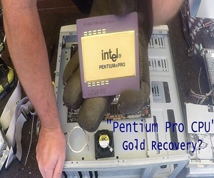 เศษซีพียูเซรามิค Intel Pentium Pro สินค้าใหม่ใช้สำหรับกู้คืนทองคำและเศษซีพียู - Product Image 5