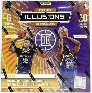 2020-21 Panini幻觉篮球交易卡Mega Box (每盒60张)