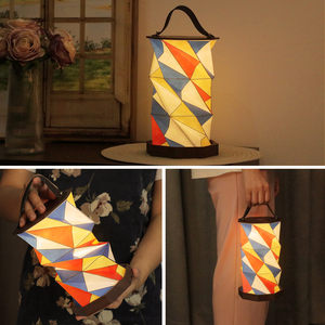 2025 Folding <strong>Wooden</strong> Rotating <strong>Lamp</strong> with Touch-sensitive and Quick USB Rechargeable Best Gift Home Table Light Decorative Lighting - Product Image 6