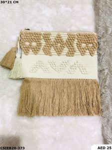 Của phụ nữ ánh sáng giản dị dệt kim Túi xách thoải mái Vai Tote cho bãi biển và mua sắm - Product Image 4