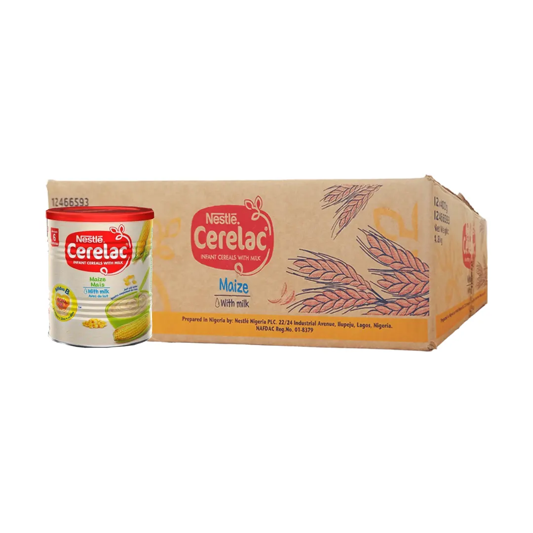 Precio de Venta caliente de Nestlé Cerelac Frutas mezcladas y trigo con leche para la venta