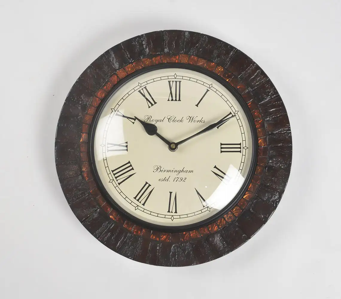 Handmade Roman Hues Of Lava Royal Birmingham Wall Clock Manufacturers Wholesaler factory direct sales