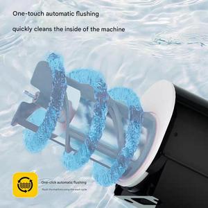 2L/68oz. Slushie Machine Customized No Ice Needed Snow Cone Machine for Home with 6 Preset <strong>Programs</strong> and Self-Cleaning