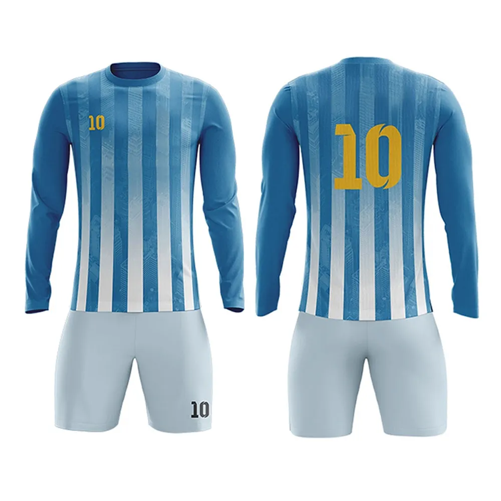 Nouveau modèle dernière impression avec logo personnalisé Unifrom de football/vêtements d'entraînement et de sport personnalisés uniformes de football