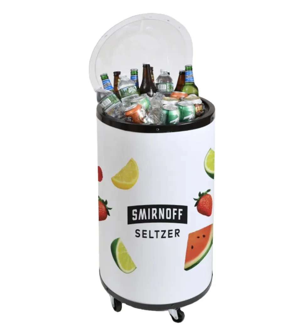 HS 바퀴를 가진 플라스틱 주문 맥주 물통 얼음 냉각기 상자는 포도주와 음료 차가운 물통을 지킵니다 품목 냉각 가슴 상자를 지킵니다