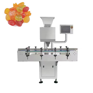 Sistema de Control Plc Contador automático de botellas de cápsulas electrónicas Máquina contadora de dulces suaves de caramelo gomoso - Product Image 1