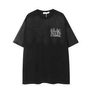 Chất Lượng Cao 100% Cotton Người Đàn Ông Của Quá Khổ T-Shirt Mới Phong Cách Nặng Trọng Lượng Mặt Trờ-Faded Cho Cái Nhìn In Mô Hình Rửa Mặt Trờ-Faded Hiệu - Product Image 4