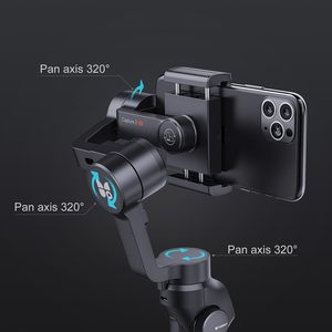 กิมบอลกันสั่น2S สำหรับสมาร์ทโฟน3แกนอุปกรณ์ติดตามใบหน้ามือถือ - Product Image 6