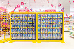 Adong-Tùy chỉnh cửa hàng bán lẻ đồng hồ hiển thị đứng đơn vị hiển thị bán lẻ với gridwall kệ-A46 - Product Image 2