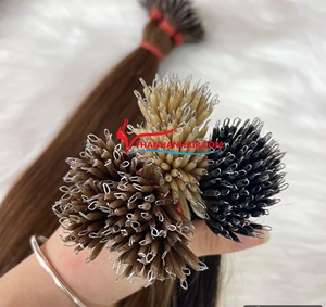 2024 bir saç Thanh rakipsiz fabrika fiyatları Keratin ipuçları ile Premium kalite Nano halka insan saçı postiş olmalıdır - Product Image 4