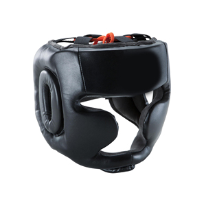 OEM deri boks baş koruması kask koruma mücadele yanaklar alın ve kulaklar için yüz desen ile giyer - Product Image 3