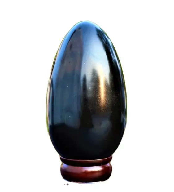 Оптовая продажа, натуральное, хорошее качество, 55 мм, черный турмалин, восстанавливающее, Восстанавливающее Средство яйцо