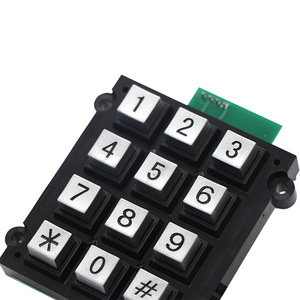 Teclado metálico de membrana ATM con teclas de función - Product Image 3