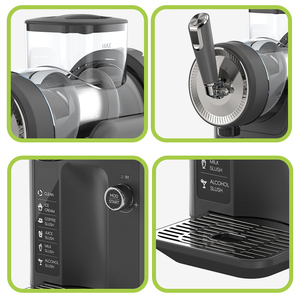 2L/68oz. Slushie Machine Customized No Ice Needed Snow Cone Machine for Home with 6 Preset <strong>Programs</strong> and Self-Cleaning