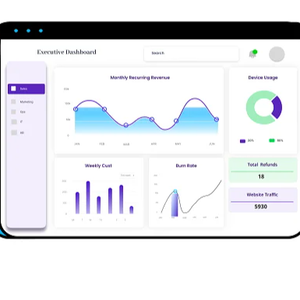 We Provide Business <strong>Software</strong> Dashboard to Helps to Build an Accurate and Interactive Data Approach That's Easy to Set up - Product Image 3