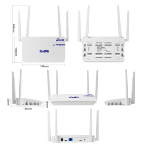 KuWFi Office WiFi Router with Type C Power 10/100m <strong>Ethernet</strong> Unlocked <strong>4G</strong> LTE Hotspot for Communication &amp; Networking - Product Image 2