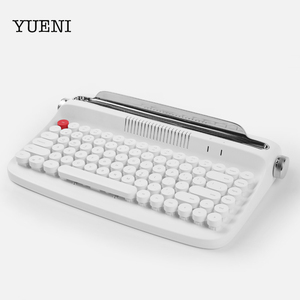 YN INS Style Wireless Office <strong>Keyboard</strong> Retro Round Key <strong>Keyboard</strong> English Style Multi-system Fast Response <strong>Keyboard</strong> - Product Image 1