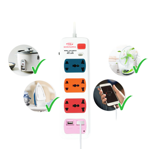 <strong>Multi</strong>-<strong>function</strong> power <strong>socket</strong> 4 Outlets <strong>with</strong> USB OEM/ODM Support 0248 - Product Image 4